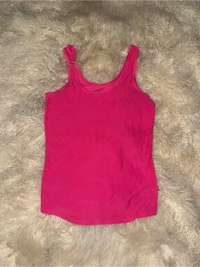 No Boundaries Hot Pink Scoop Neck Tank Top